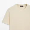 T-shirt με κοντά μανίκια από μείγμα βαμβακιού T-shirt με κοντά μανίκια από μείγμα βαμβακιού
