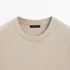 T-shirt με κοντά μανίκια από μείγμα βαμβακιού T-shirt με κοντά μανίκια από μείγμα βαμβακιού
