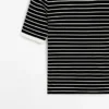 T-shirt με κοντά μανίκια και ρίγες σε αντίθεση T-shirt με κοντά μανίκια και ρίγες σε αντίθεση
