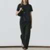 T-shirt με στρογγυλό λαιμό από 100% βαμβάκι