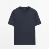 T-shirt με στρογγυλό λαιμό από 100% βαμβάκι