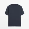 T-shirt με στρογγυλό λαιμό από 100% βαμβάκι