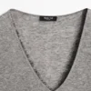 T-shirt με V λαιμόκοψη και λεπτομέρεια από δαντέλα T-shirt με V λαιμόκοψη και λεπτομέρεια από δαντέλα