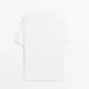 T-shirts με κοντά μανίκια από μείγμα λινού T-shirts με κοντά μανίκια από μείγμα λινού