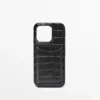 Θήκη για iPhone 16 Pro από δέρμα Nappa Θήκη για iPhone 16 Pro από δέρμα Nappa