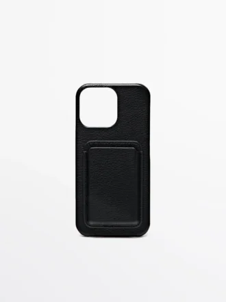 Θήκη για iPhone Pro Max από δέρμα Νάπα