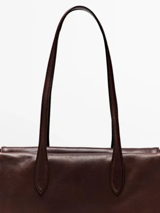 Τσάντα Satchel από δέρμα Nappa