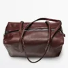 Τσάντα Satchel από δέρμα Nappa