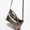 Τσάντα τύπου crossbody από δέρμα νάπα