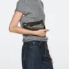 Τσάντα τύπου crossbody από δέρμα νάπα