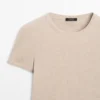 Βαμβακερό T-shirt με κοντά μανίκια Βαμβακερό T-shirt με κοντά μανίκια
